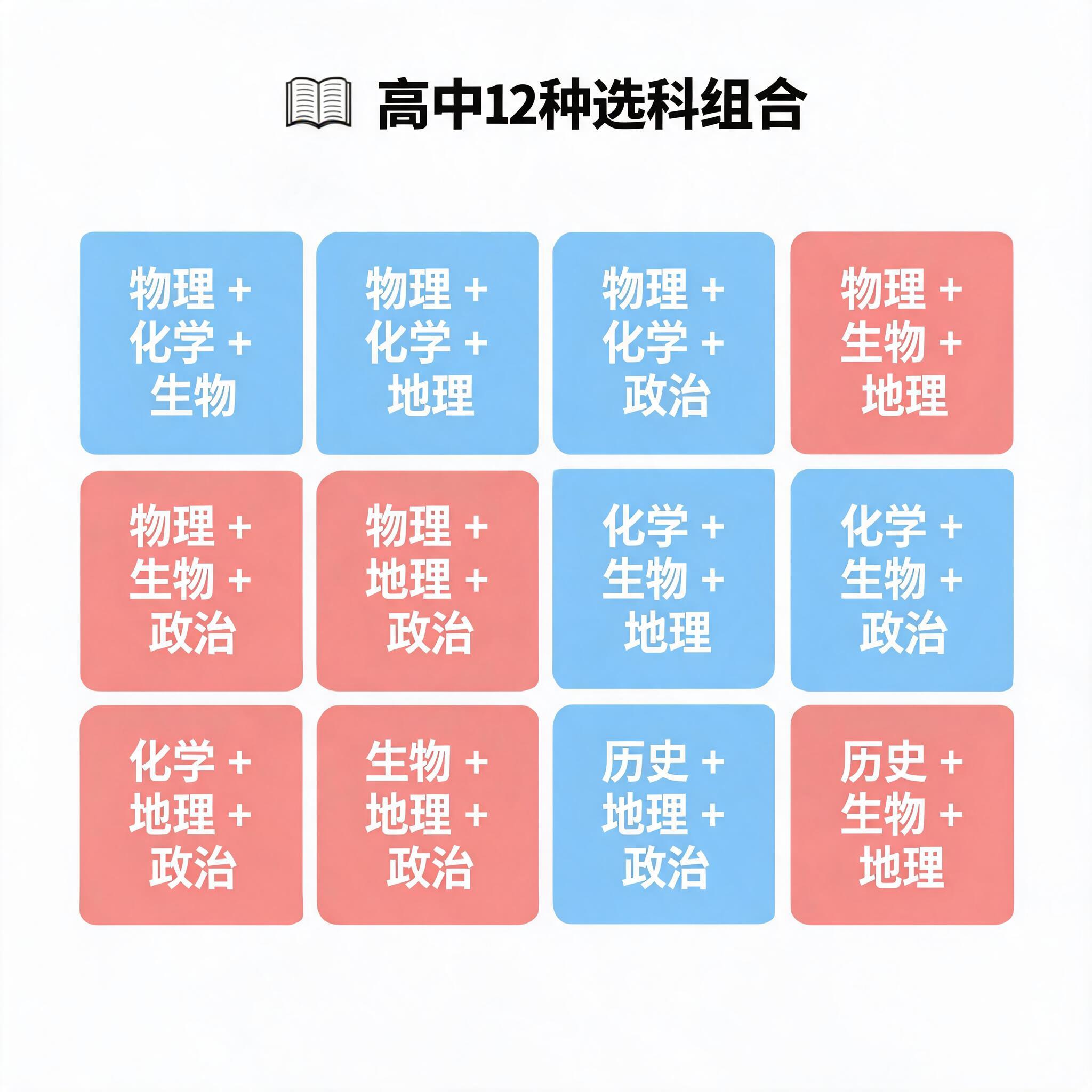 2026 河北新高考 12 种选科组合利弊分析（适合任丘中等生）
